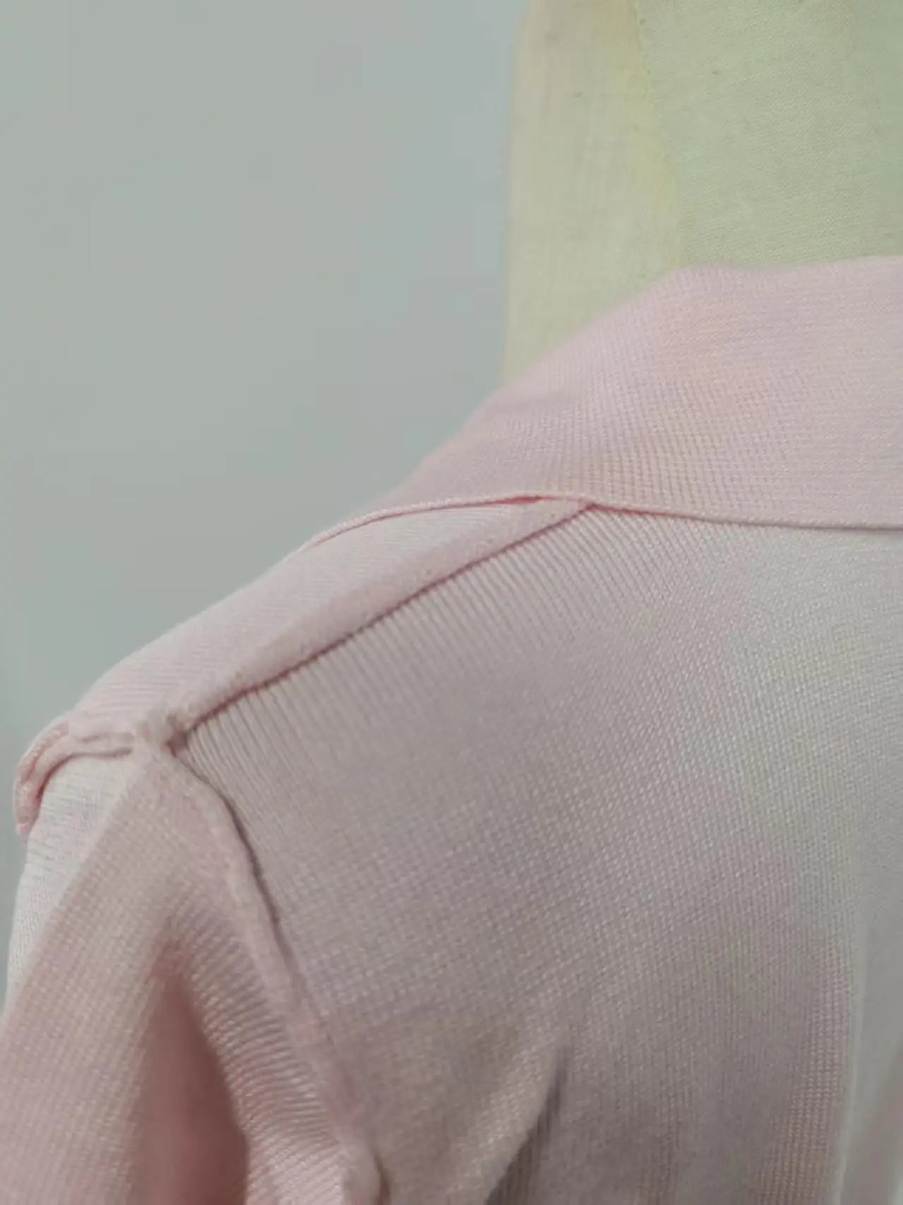 Pink Polo Knitted T-shirt Women Tops Short Sleeve Shirts 2025 New Spring Summer Shirt for Women Clothing