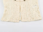 2026 Summer Women's French Elegant Sleeveless Lace-up Wrap Frock Gown Lady Vintage Backless Floral Print Cropped Mini Dresses