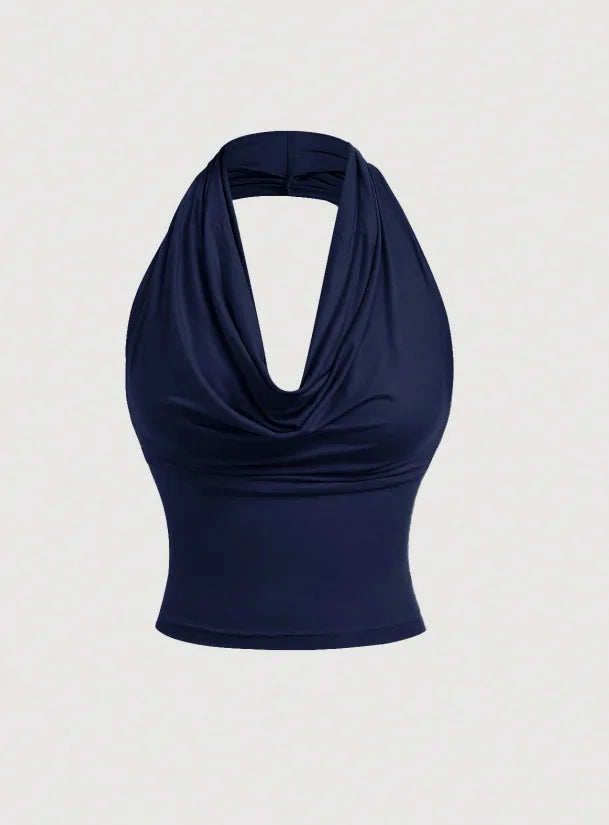 Women's Fashion Sexy Versatile Halter Top, Three-In-One Layered Design, Stylish and Comfortable, Perfect for Any Occasion