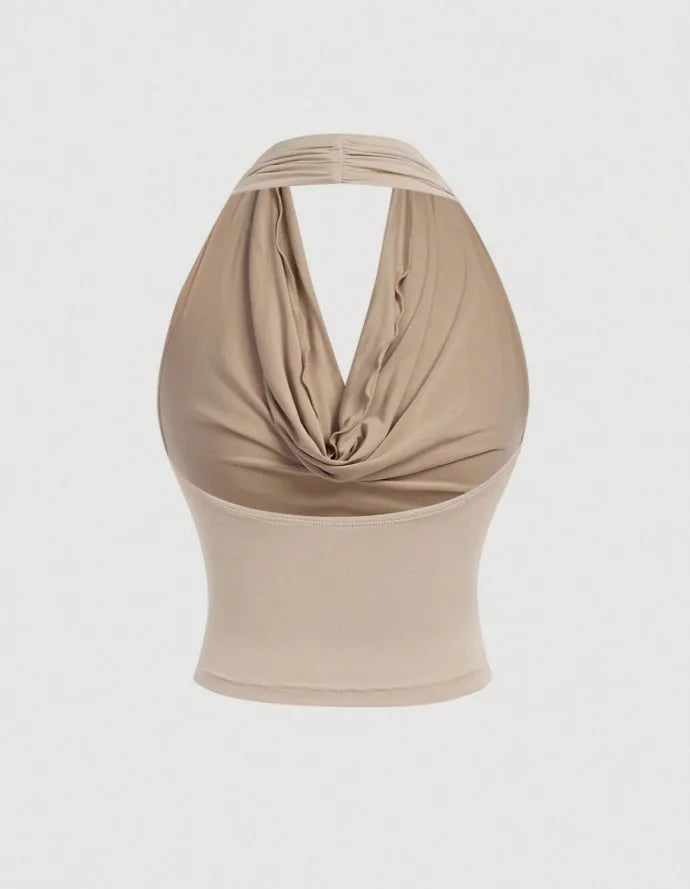Women's Fashion Sexy Versatile Halter Top, Three-In-One Layered Design, Stylish and Comfortable, Perfect for Any Occasion