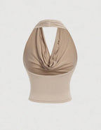 Women's Fashion Sexy Versatile Halter Top, Three-In-One Layered Design, Stylish and Comfortable, Perfect for Any Occasion
