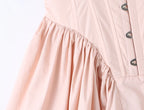 Sweet Pink Front Metal Hook Buttons Mini