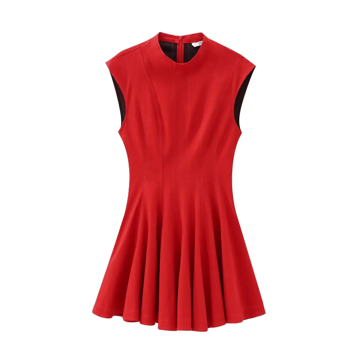 Foridol Stand Collar  Dress