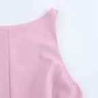 BSAY Top for Women Fashion Autumn Winter New Backless Bow Side Zip Blouse Street Clothing Vest Tank Chic Ladies Crop Tops Mujer