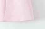 Chu Sau beauty Women New Fashion Sweet Bow Chic Sleeveless Small Tops Vintage Halter V-Neck Sexy Backless Tank Top