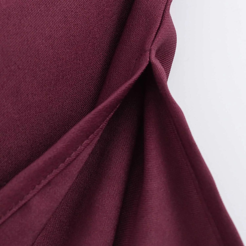 Round neck slim fit tank top with fashionable and sexy slanted edges simple pleats strapless decoration soft padded shoulder top