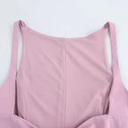 BSAY Top for Women Fashion Autumn Winter New Backless Bow Side Zip Blouse Street Clothing Vest Tank Chic Ladies Crop Tops Mujer