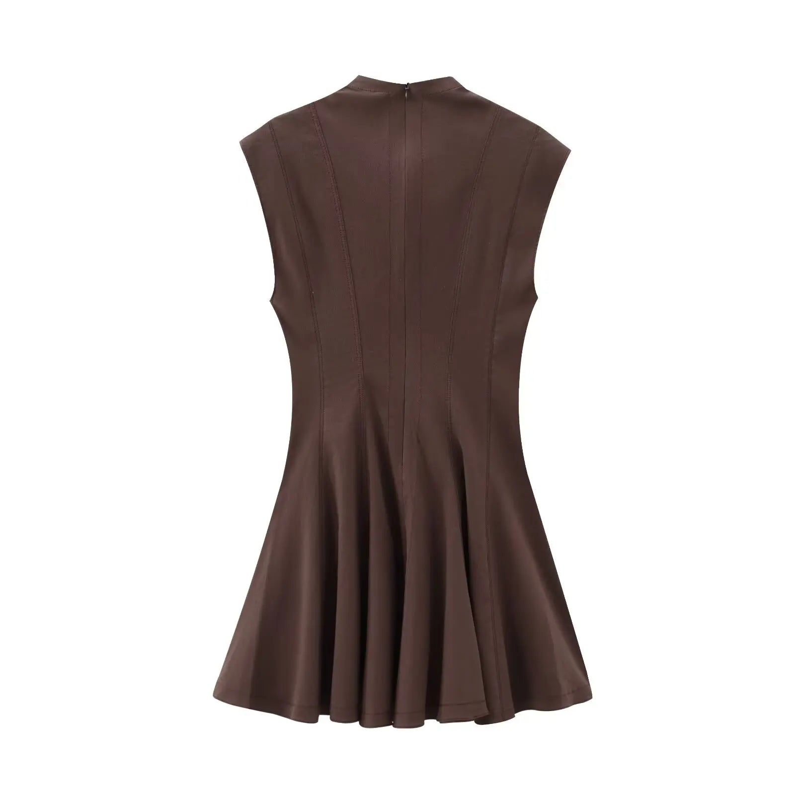 Foridol Stand Collar  Dress