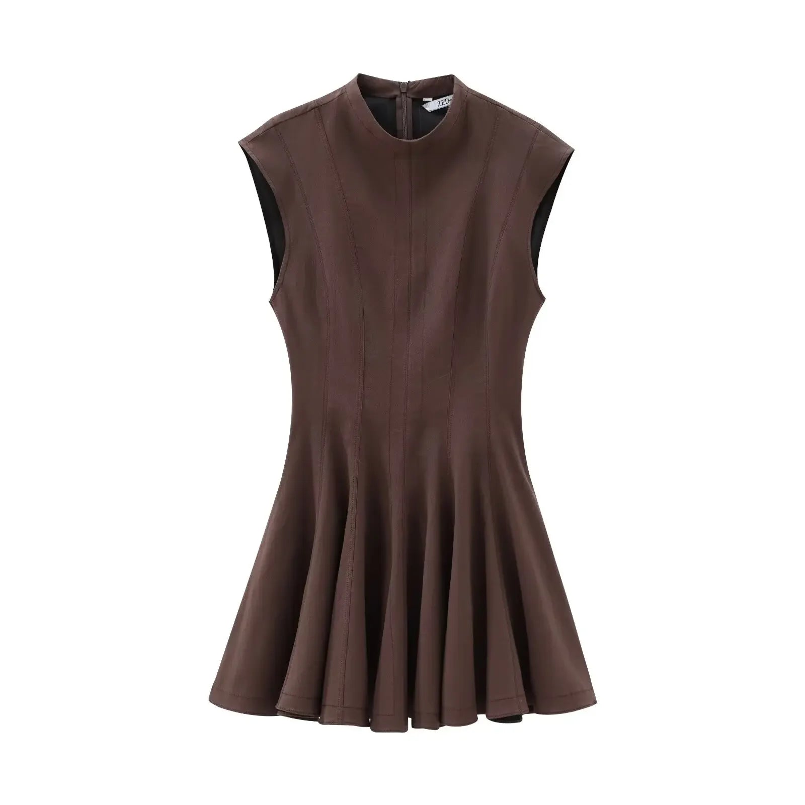 Foridol Stand Collar  Dress