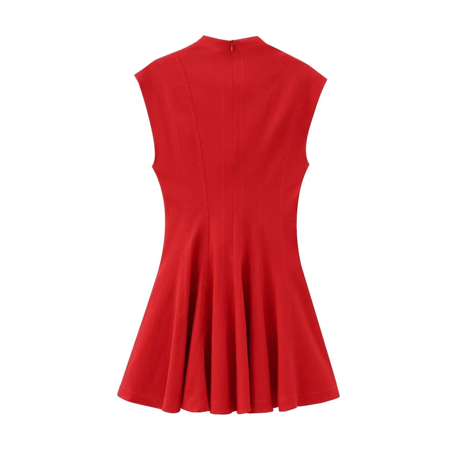 Foridol Stand Collar  Dress