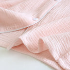 Cotton Lapel Pajama Set for Women Thin Plus Size 3xl Long Sleeved Long Pants Home Wear Clothes Solid Color Conjunto Femenino
