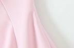 Chu Sau beauty Women New Fashion Sweet Bow Chic Sleeveless Small Tops Vintage Halter V-Neck Sexy Backless Tank Top