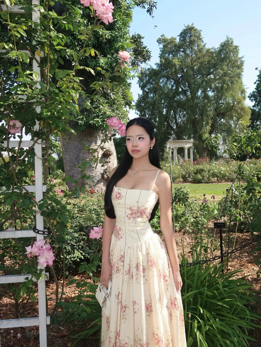 YENKYE Sexy Spaghetti Straps Floral Print Long Dress For Women Summer Boho Vacation Party Dresses Maxi Sundress