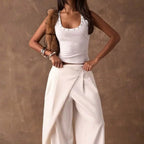 High Quality Y2K Crop Top Diamond Inlaid Cotton Sleeveless Vest Knitted Elegant Camisoles Girl