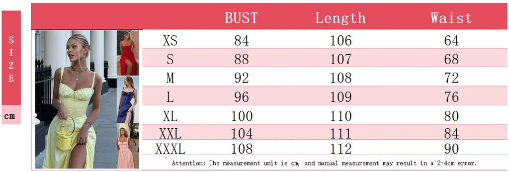 Sexy Pink Corset Midi Sun Dress Women's Lace Up Slit Dresses Female Bandage Sundress White Black Blue Yellow Red 2025 Summer New