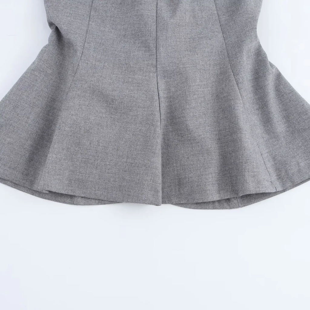 BSAY Top for Women Fashion Autumn Winter New Backless Bow Side Zip Blouse Street Clothing Vest Tank Chic Ladies Crop Tops Mujer