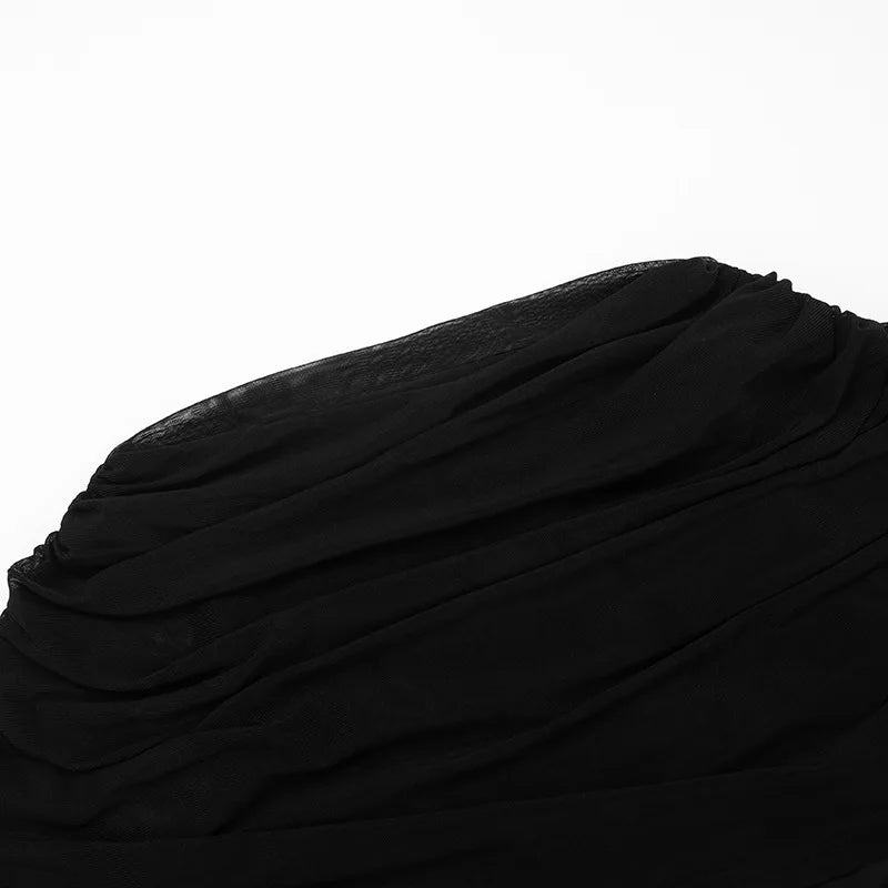 2026 Summer European and American Style Women's New Scarf Collar Draped Sleeveless Slim Top