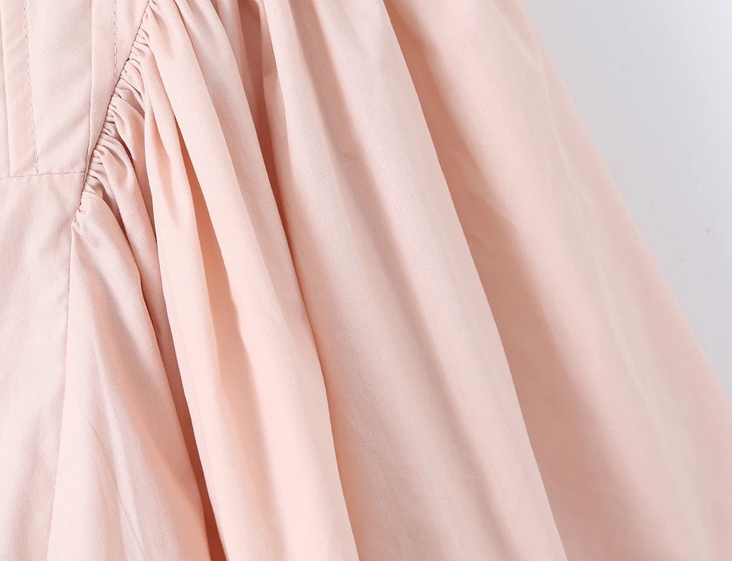 Sweet Pink Front Metal Hook Buttons Mini