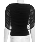 2026 Summer European and American Style Women's New Scarf Collar Draped Sleeveless Slim Top