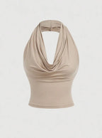 Women's Fashion Sexy Versatile Halter Top, Three-In-One Layered Design, Stylish and Comfortable, Perfect for Any Occasion