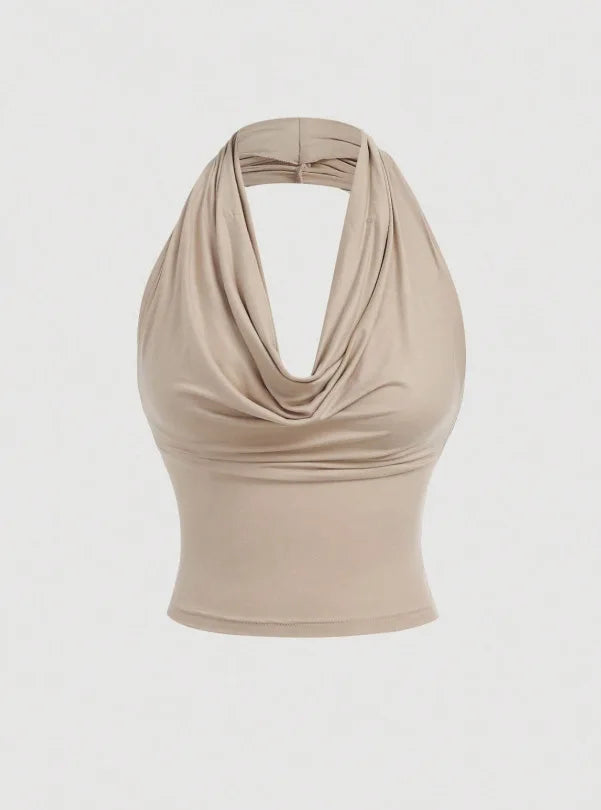 Women's Fashion Sexy Versatile Halter Top, Three-In-One Layered Design, Stylish and Comfortable, Perfect for Any Occasion