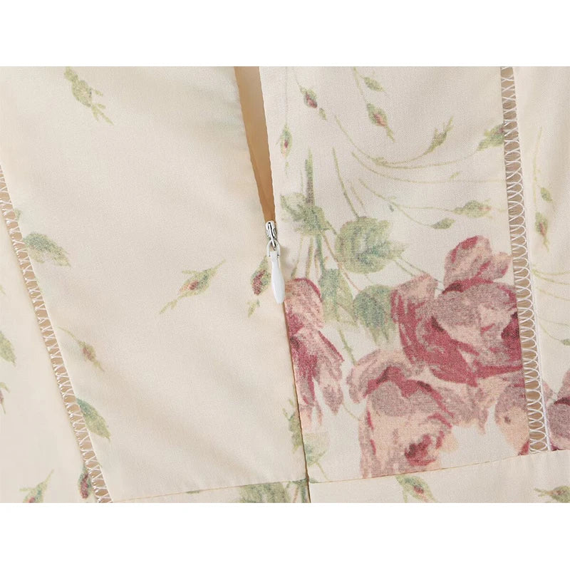 YENKYE Sexy Spaghetti Straps Floral Print Long Dress For Women Summer Boho Vacation Party Dresses Maxi Sundress