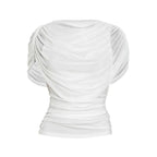 2026 Summer European and American Style Women's New Scarf Collar Draped Sleeveless Slim Top