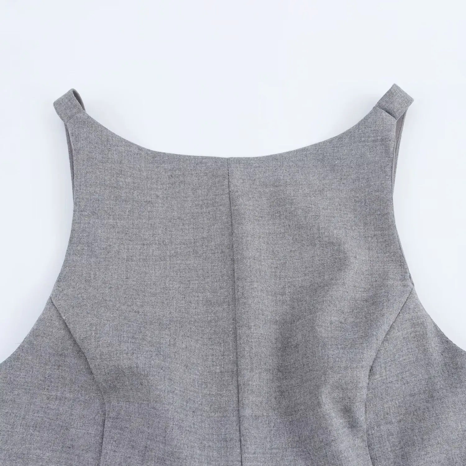 BSAY Top for Women Fashion Autumn Winter New Backless Bow Side Zip Blouse Street Clothing Vest Tank Chic Ladies Crop Tops Mujer