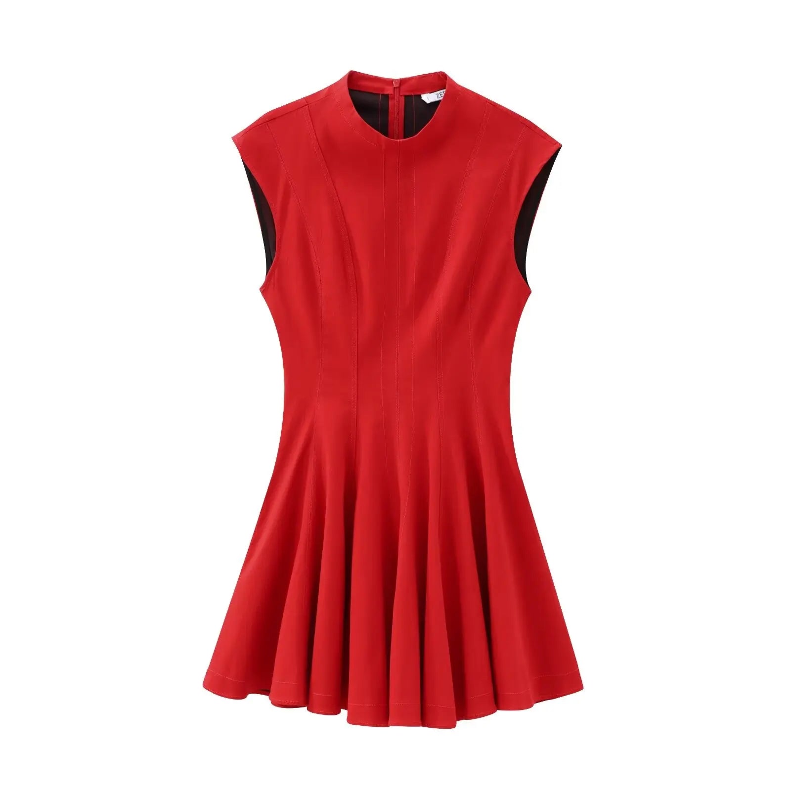 Foridol Stand Collar  Dress